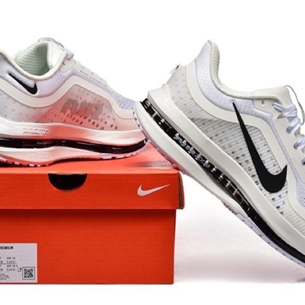 Nike Air Zoom Pegasus Premium White black Men's Shoes Free shipping